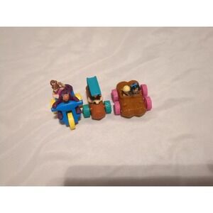 Vintage Flinstone Car Toy Lot - 3 Pieces